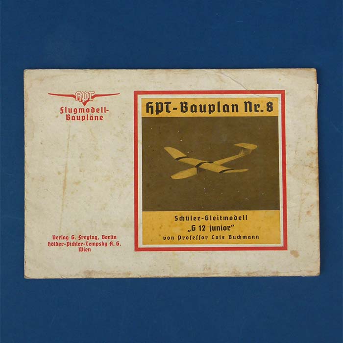 HPT-Flugmodell-Baupläne, Nr. 8, G 12 Junior