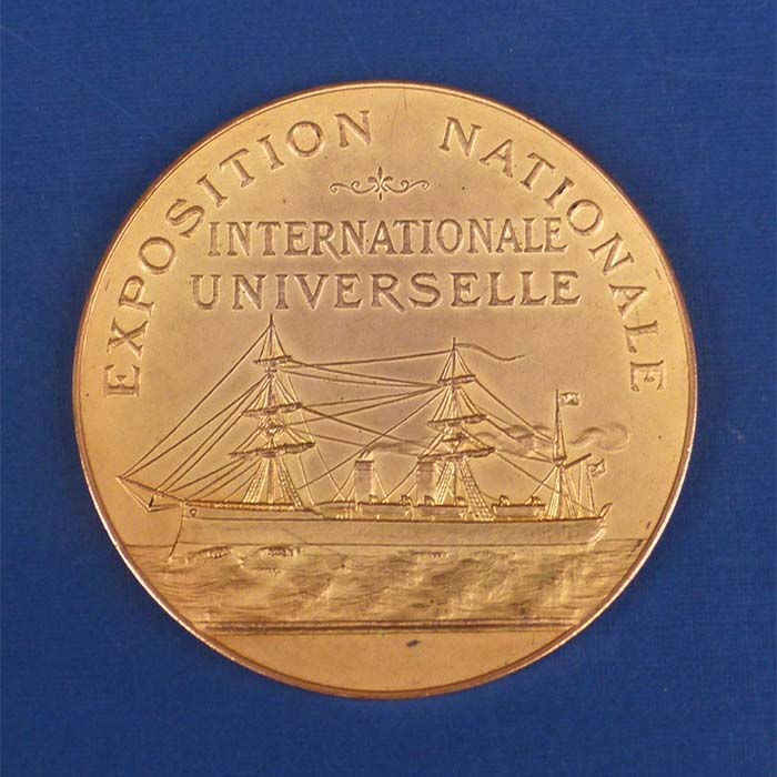 Nice 1897, Bronze - Plakette, Exposition Nationale