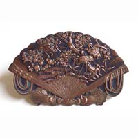 Rahmenhalter, Bronze, Jugendstil-Elemente, um 1910 