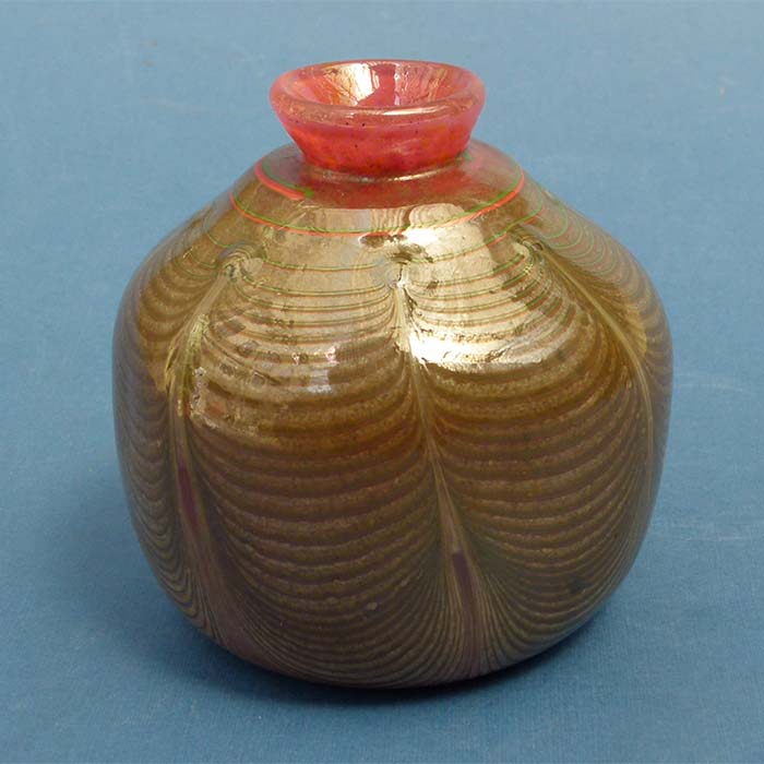 Vase, Glashütte Eisch, Frauenau, signiert, 1982