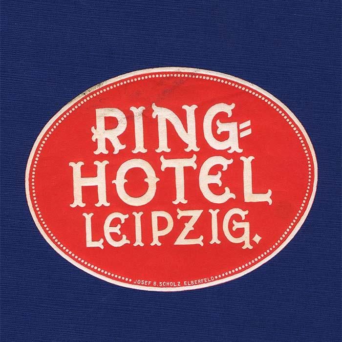 Ring - Hotel Leipzig, Label / Kofferkleber