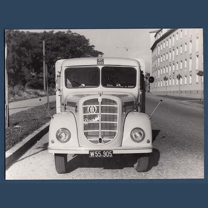 Auto / LKW, alte Fotografie, BP / British Petroleum