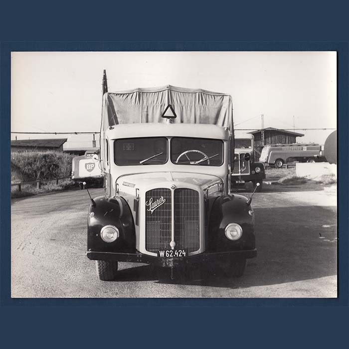 Auto / LKW, alte Fotografie, BP / British Petroleum