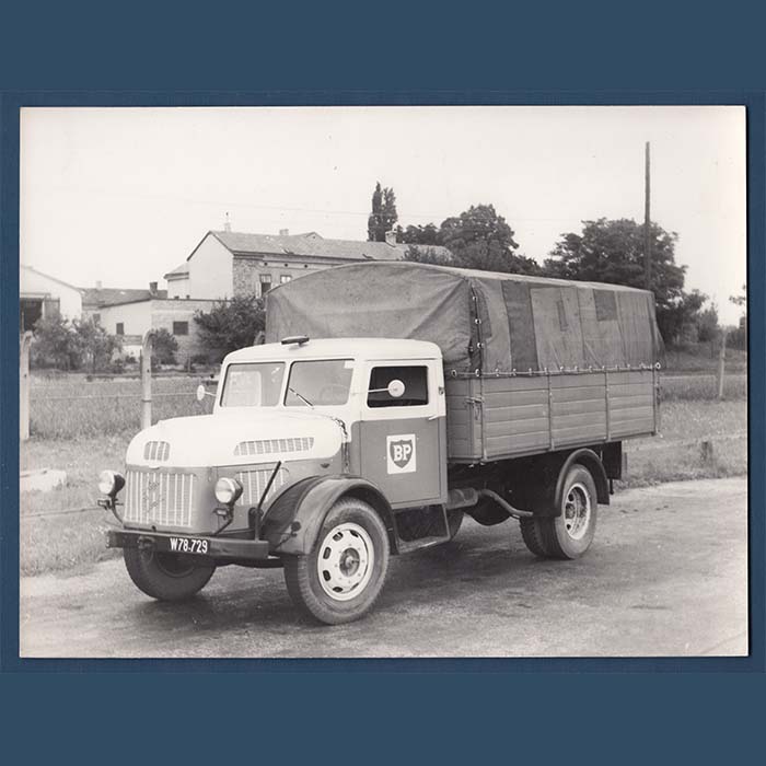 Auto / LKW, alte Fotografie, BP / British Petroleum