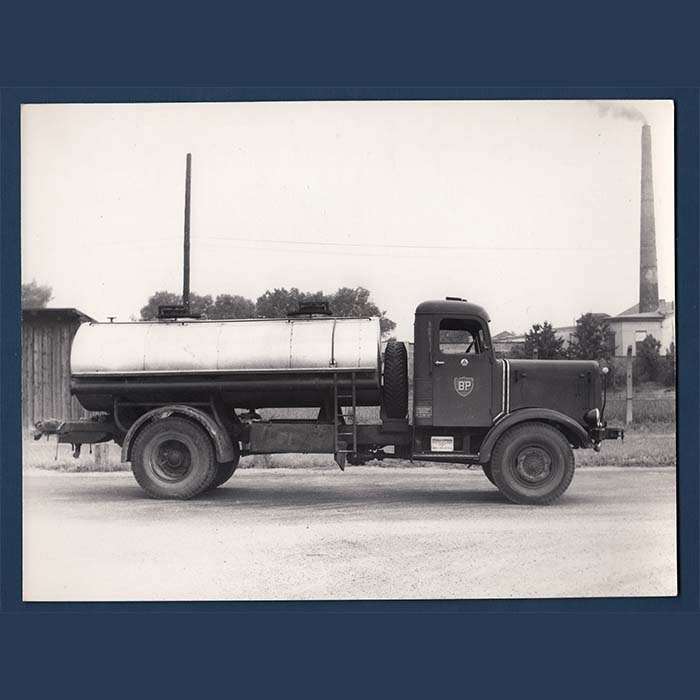 Auto / LKW, alte Fotografie, BP / British Petroleum