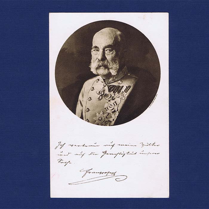 Kaiser Franz Josef, AK