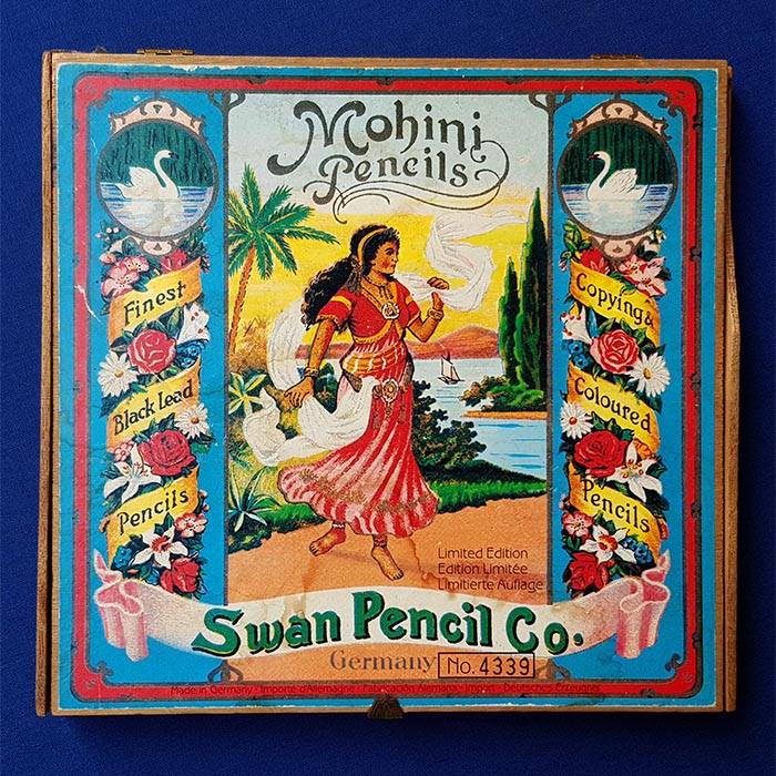 Mohini Pencils, Swan Pencil Co. Germany, Holzkiste