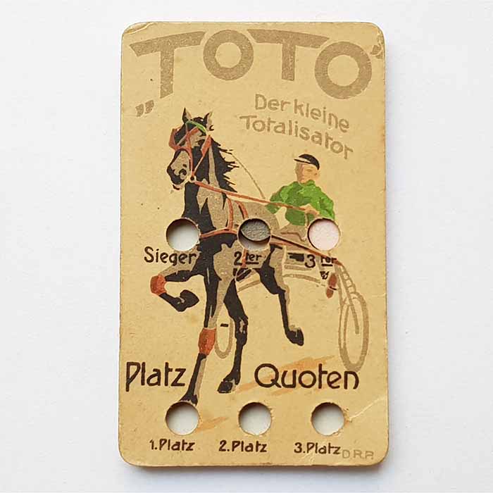 Toto - Der kleine Totalisator, Spiel, Trabrennsport