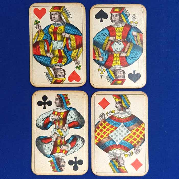 Skat, Spielkarten, Josef Glanz Wien, sehr alt