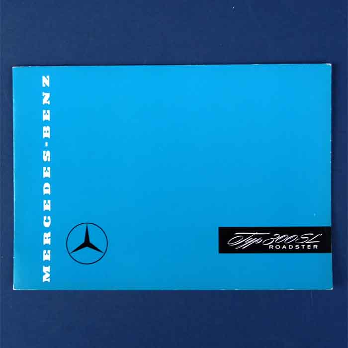 Mercedes Benz 300 SL Roadster, Original-Prospekt