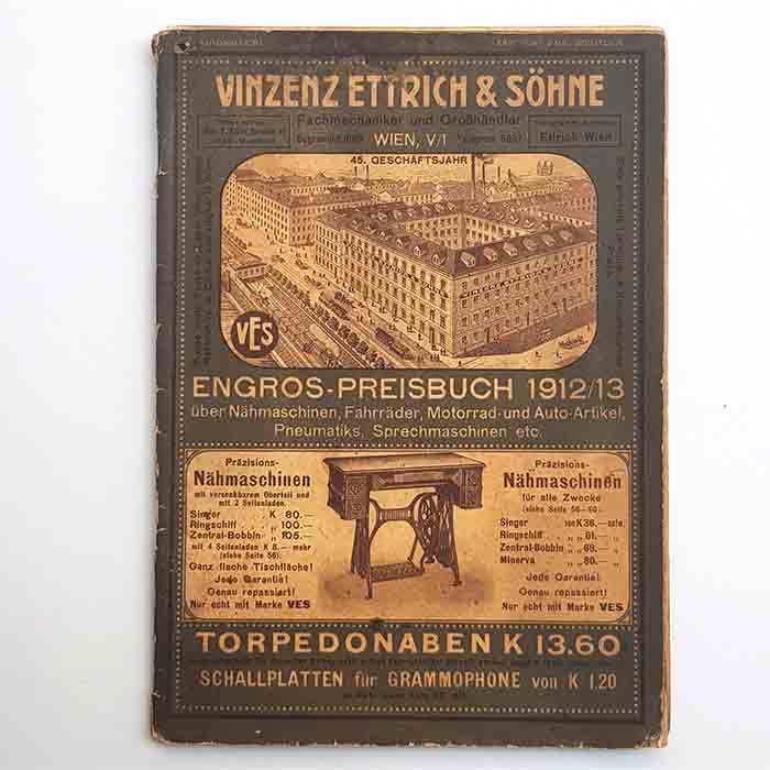 Fahrräder, Motorrad- und Auto-Artikel, Katalog, 1912/13