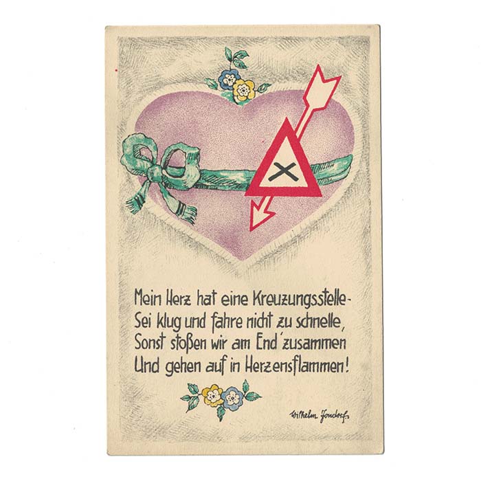 Liebeskarte, Glückwunschkarte, AK
