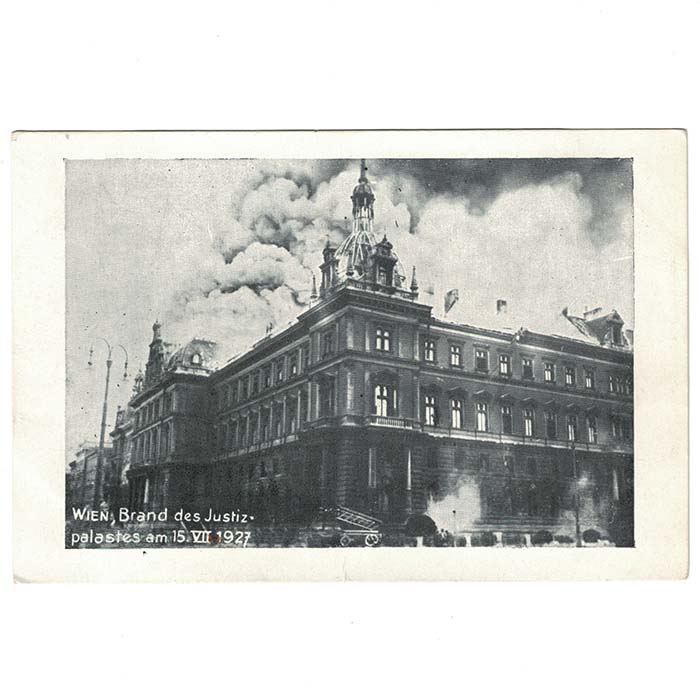 Wien, Brand des Justiz-Palastes, 1927