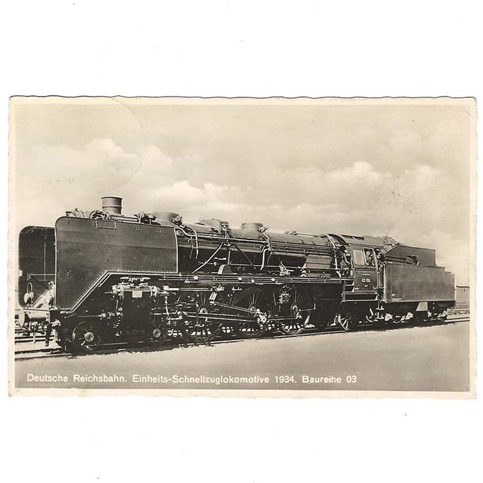 Einheits-Schnellzuglokomotive, 1934, Dt. Reichsbahn, AK