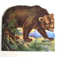Bärenjagd, ausgestanzt, Kinderbüchlein, 1962