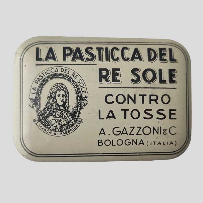 La Pasticca del Re Sole, Belladonna, Blechdose 