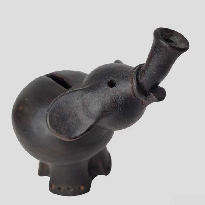 Elefant, Sparkasse, Keramik / Ton