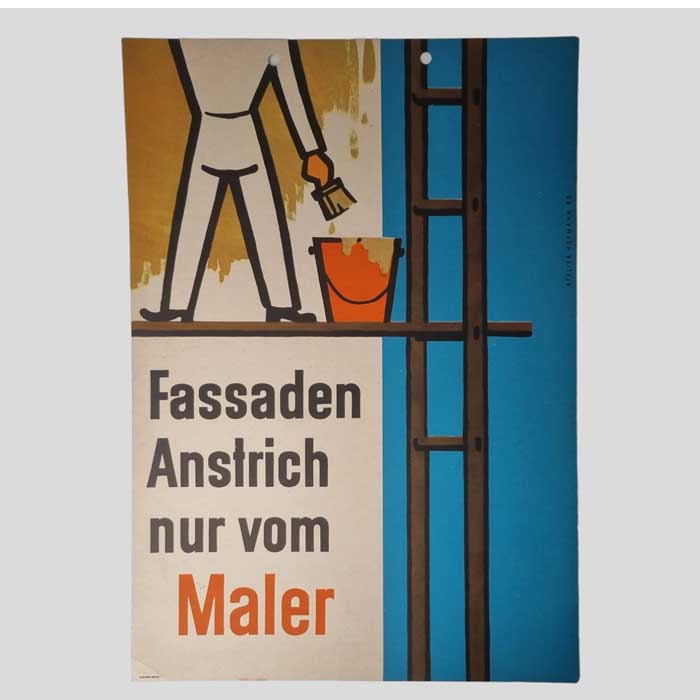 Werbeplakat, Malerberuf, Atelier Hofmann 1960