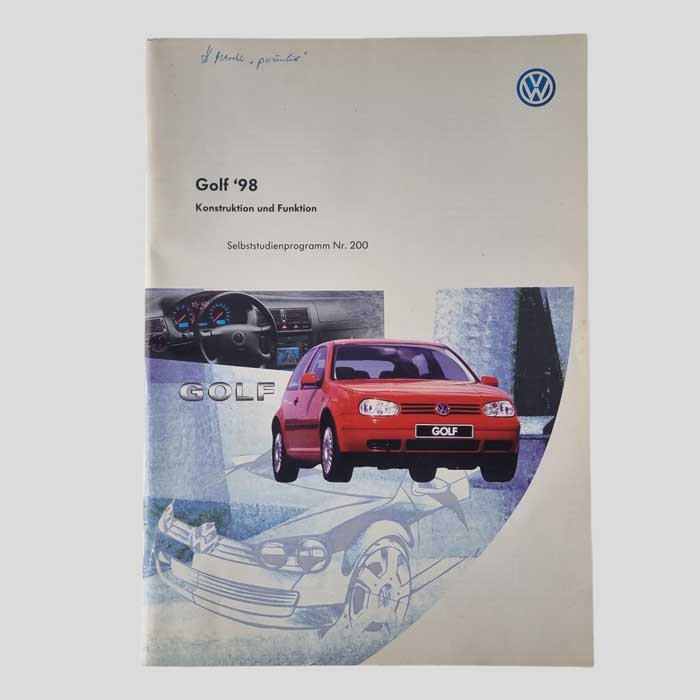 Golf 98, Auto-Prospekt, Konstruktion & Funktion