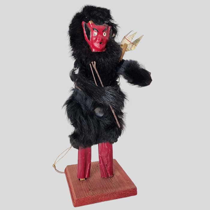 Krampus, Fell, Handarbeit, um 1940