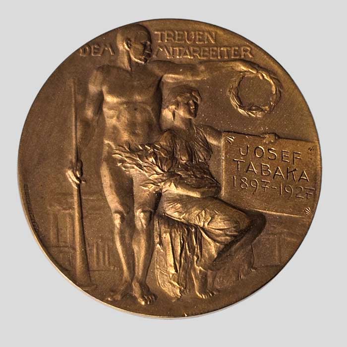 Medaille, Stadt Wien Große Bronzemedaille, Handel, 1927
