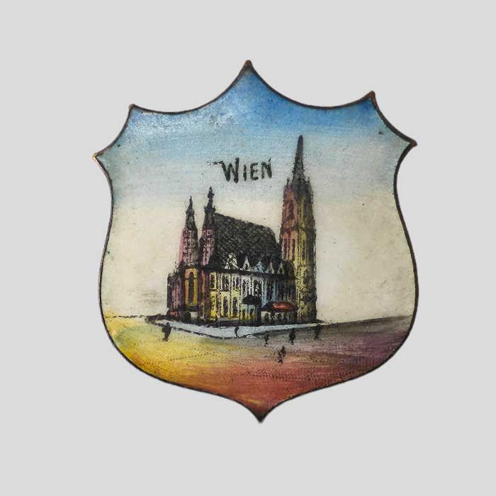 Wien, Stephansdom, emailliertes Abzeichen