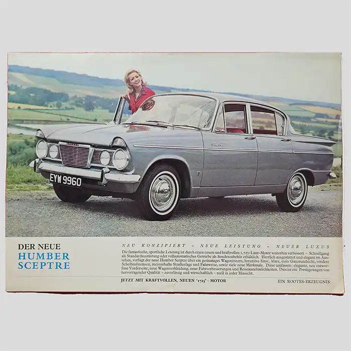 Humber Sceptre, Autoprospekt