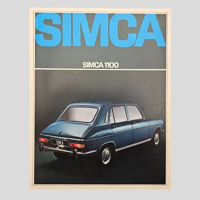 Simca 1100, Autoprospekt