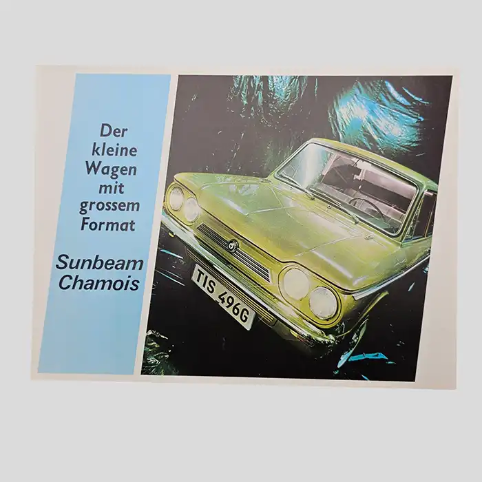 Sanbeam Chamois, Autoprospekt