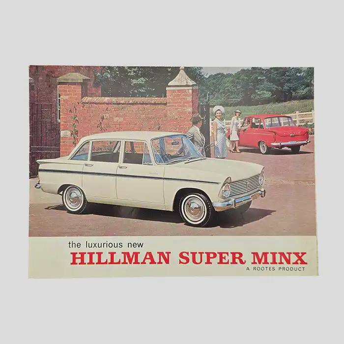 Hillman Super Minx, Autoprospekt, Rootes