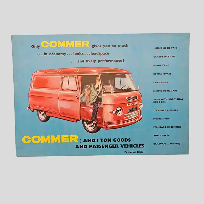 Commer Express-Lieferwagen, Autoprospekt
