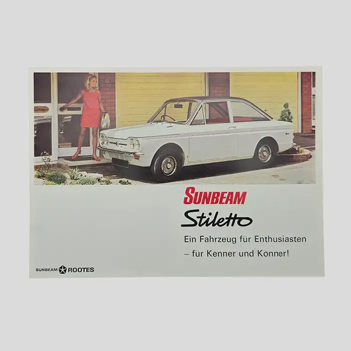 Sunbeam Stiletto, Autoprospekt