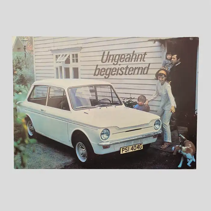 Sunbeam Imp De Luxe, Autoprospekt