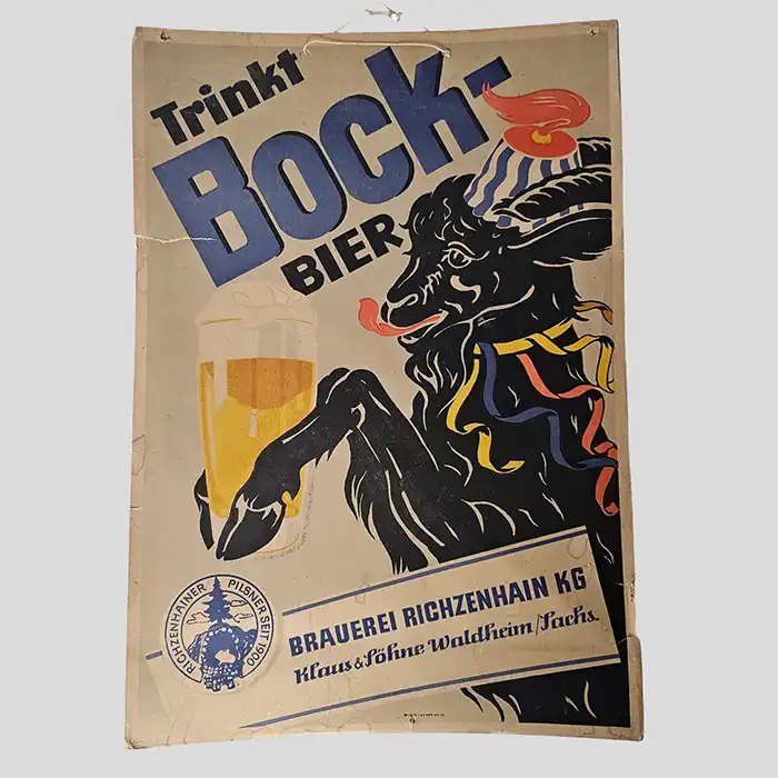Brauerei Richzenhain, Trinkt Bock-Bier, Sachsen