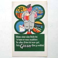 Gösser Bier, Ansichtskarte