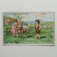 Franck Kaffee Zusatz, Werbekarte/Reklamebild