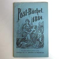 Postbüchel für das Jahr 1884