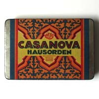 Casanova Hausorden Gold, Zigarettendose