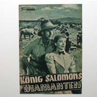 König Salomons Diamten, Steward Granger, Filmprogramm