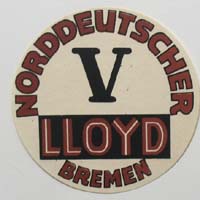 Norddeutscher Lloyd Bremen, Schifffahrtslinie, Label