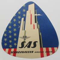 SAS, Scandinavian Airline System, Fluglinie, Label