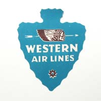 Western Air Lines, Indianer, Label