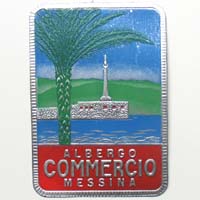 Albergo Commercio, Messina, Italien, Label