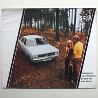.Sunbeam, Chrysler Austria, Autoprospekt