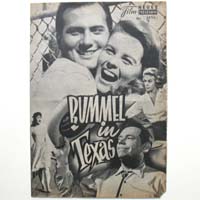 Rummel in Texas, Pat Boone, Filmprogramm
