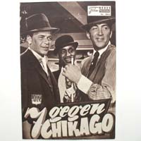 7 gegen Chikago, Frank Sinatra, Filmprogramm