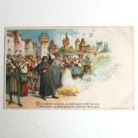 Martin Luther in Wittenberg, Ansichtskarte