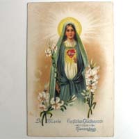 Maria, Namenstag, Ansichtskarte