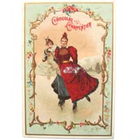 Chocolat Carpentier, Paris, Werbekarte / Reklamebild