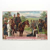 Colonialtruppen Holland, Knorr, Reklamebild